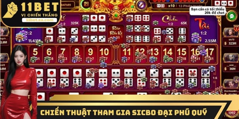Chiến thuật tham gia Sicbo đại phú quý