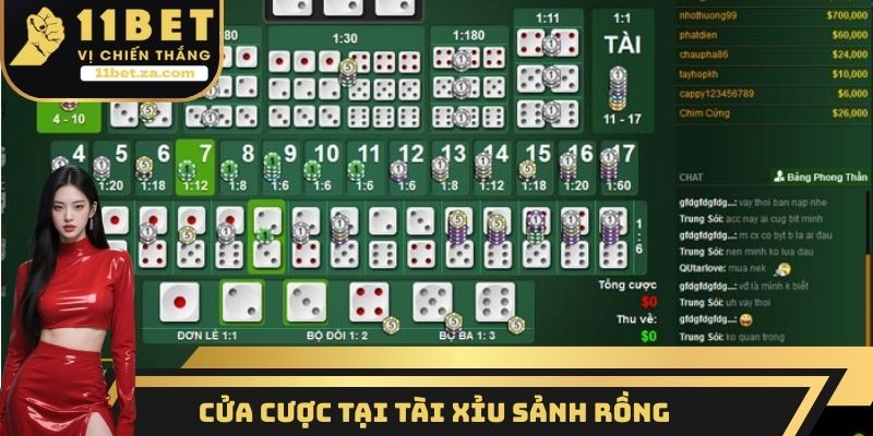 Cửa cược tại tài xỉu sảnh rồng